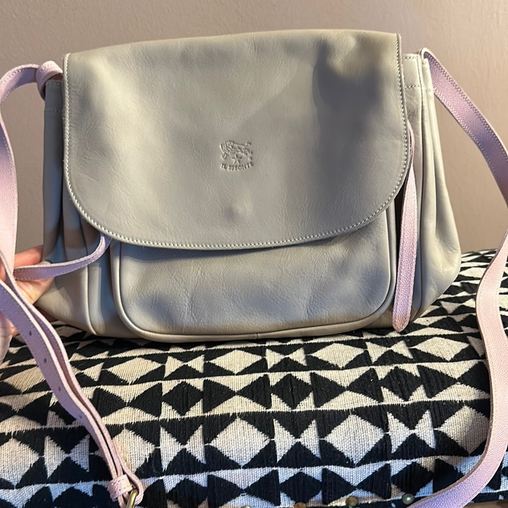 Il Bisonte Grey Crossbody